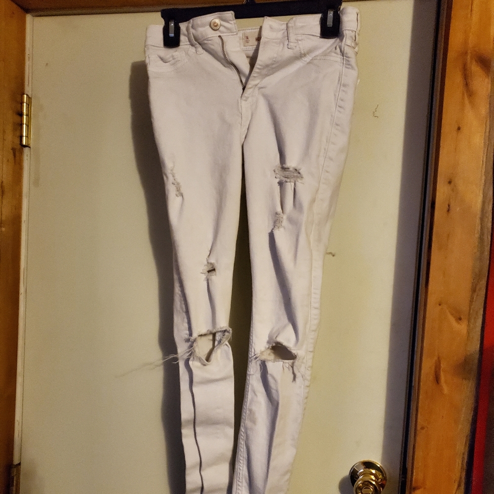 Hollister ripped jeans